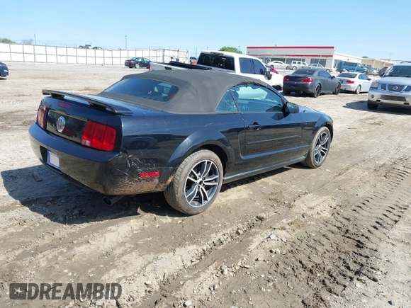 2007 Ford Mustang Deluxe with VIN 1ZVFT84N475262622, listed as a IAAI auction lot 41928843 with 162,026 mi miles and . Bid and sale history available at DreamBid. Image 4.