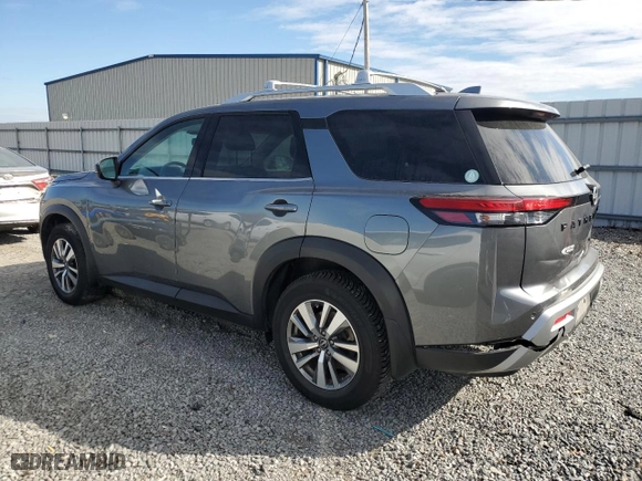 2022 Nissan Pathfinder SL with VIN 5N1DR3CA2NC225163, listed as a Copart auction lot 87971695 with 44,828 mi miles and Salvage Title. Bid and sale history available at carsss.com. Image 2.