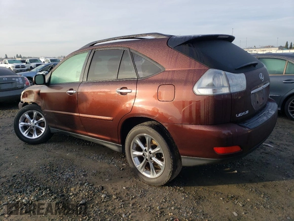 2009 Lexus RX 350 with VIN JTJGK31U199852195, listed as a Copart auction lot 86862714 with Not Provided miles and Salvage Title. Bid and sale history available at DreamBid. Image 2.
