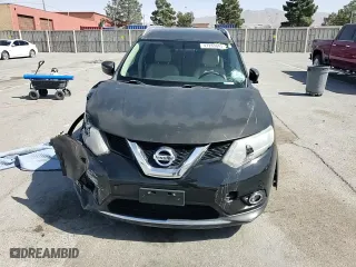 2016 Nissan Rogue SV with VIN KNMAT2MV1GP691117, listed as a Copart auction lot 47283845 with 106,129 mi miles and Salvage Title. Bid and sale history available at carsss.com. Image 12.