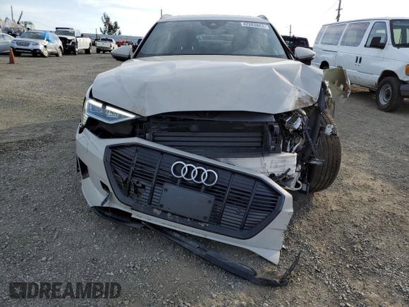 2021 Audi e-tron Prestige with VIN WA1VABGE9MB030019, listed as a Copart auction lot 42203863 with 24,925 mi miles and . Bid and sale history available at DreamBid. Image 5.