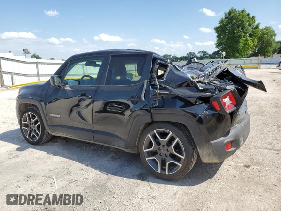 2021 Jeep Renegade Sport z VIN ZACNJCAB4MPM32480, wystawiony jako Copart lot #60702224 z przebiegiem 39 398 mil mil oraz Szkoda całkowita • Salvage title. Historia ofert i sprzedaży dostępna na DreamBid. Obrazek 2.