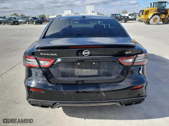 2023 Nissan Maxima SR with VIN 1N4AA6EV4PC501352, listed as a Copart auction lot 48294995 with 66,266 mi miles and Salvage Title. Bid and sale history available at carsss.com. Image 6.