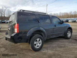 2012 Nissan Pathfinder S with VIN 5N1AR1NB3CC605848, listed as a Copart auction lot 46880365 with 215,128 mi miles and Salvage Title. Bid and sale history available at carsss.com. Image 3.