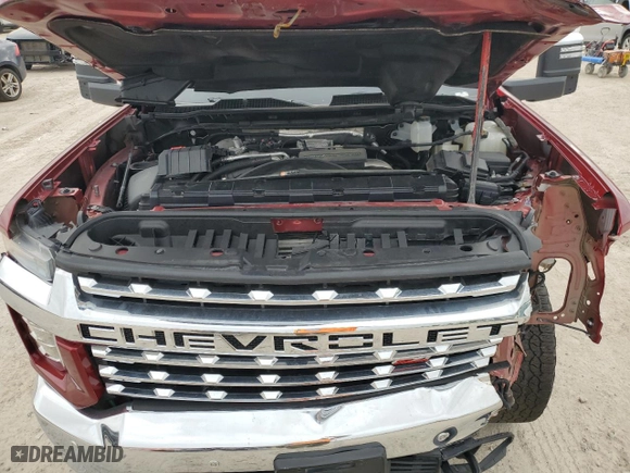 2022 Chevrolet Silverado 2500HD LTZ with VIN 1GC4YPEY1NF167022, listed as a Copart auction lot 51585325 with NaN miles and Salvage Title. Bid and sale history available at carsss.com. Image 11.