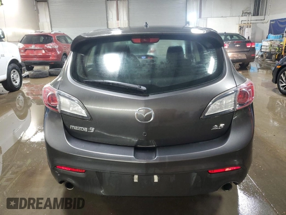 2010 Mazda Mazda3 s Grand Touring with VIN JM1BL1H59A1339650, listed as a Copart auction lot 50822665 with 197,196 mi miles and Salvage Title. Bid and sale history available at carsss.com. Image 6.