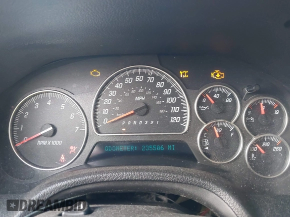 2006 GMC Envoy Denali with VIN 1GKET63M962355586, listed as a IAAI auction lot 41881023 with 235,506 mi miles. Bid and sale history available at carsss.com. Image 7.