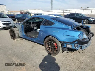2021 Ford Mustang Shelby GT500 with VIN 1FA6P8SJ4M5501255, listed as a Copart auction lot 75242444 with 6,014 mi miles and Salvage title. Bid and sale history available at DreamBid. Image 2.