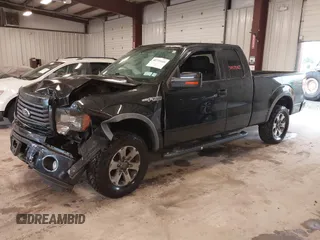 2012 Ford F-150 XL with VIN 1FTFX1EF8CFA73434, listed as a IAAI auction lot 40370165 with 128,733 mi miles. Bid and sale history available at carsss.com. Image 2.