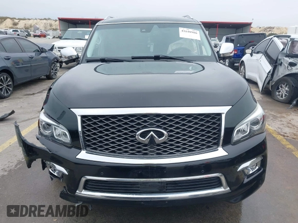 2015 Infiniti QX80 with VIN JN8AZ2NF2F9573817, listed as a IAAI auction lot 41640980 with 141,945 mi miles and . Bid and sale history available at DreamBid. Image 12.
