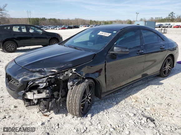 2018 Mercedes-Benz CLA with VIN WDDSJ4GB9JN630727, listed as a Copart auction lot 49418575 with 79,648 mi miles and Salvage Title. Bid and sale history available at carsss.com. Image 1.