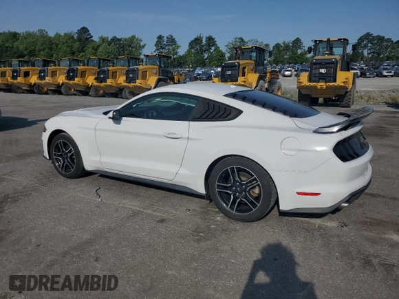 2020 Ford Mustang EcoBoost with VIN 1FA6P8TH5L5137177, listed as a Copart auction lot 57519255 with 82,865 mi miles and Salvage title. Bid and sale history available at DreamBid. Image 2.