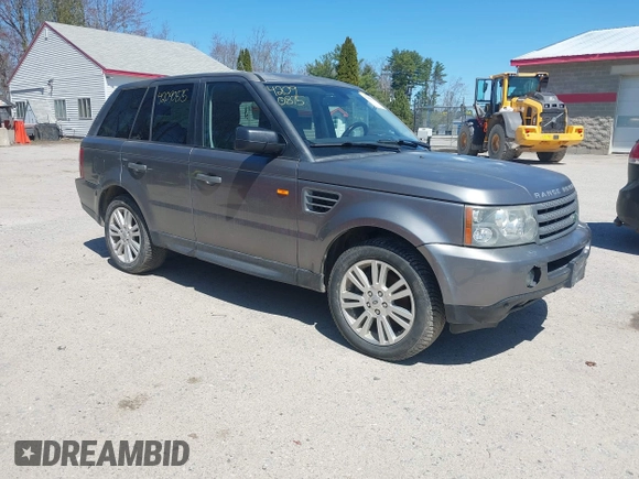 2008 Land Rover Range Rover Sport HSE with VIN SALSF25478A166352, listed as a IAAI auction lot 42090875 with 171,843 mi miles. Bid and sale history available at carsss.com. Image 1.