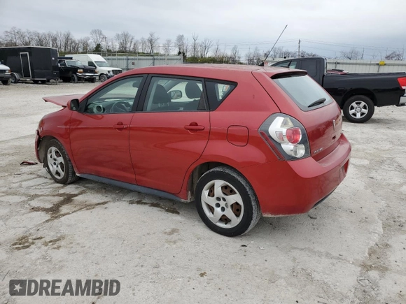 2009 Pontiac Vibe w/1SA with VIN 5Y2SP67859Z466325, listed as a Copart auction lot 82521294 with 129,191 mi miles and Salvage Title. Bid and sale history available at carsss.com. Image 2.