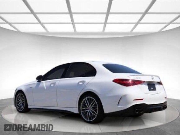 2023 Mercedes-Benz C 43 AMG with VIN W1KAF8HB8PR1244XX, listed as a Copart auction lot 55259535 with 15,372 mi miles and Clean Title. Bid and sale history available at DreamBid. Image 3.