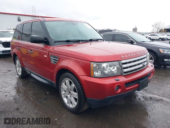 2008 Land Rover Range Rover Sport SC with VIN SALSH23468A152701, listed as a IAAI auction lot 41923653 with 125,862 mi miles. Bid and sale history available at carsss.com. Image 1.