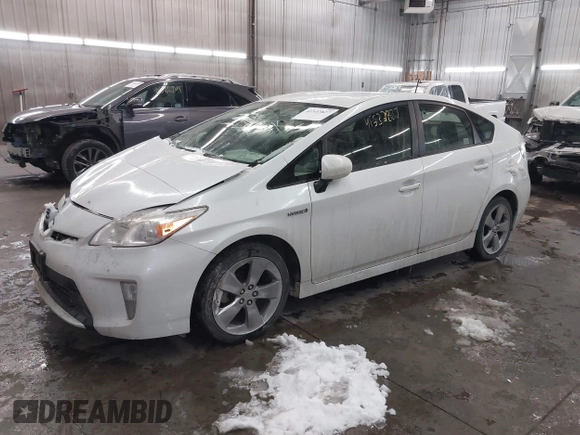 2013 Toyota Prius One with VIN JTDKN3DU5D5609960, listed as a IAAI auction lot 41533827 with 231,754 mi miles. Bid and sale history available at carsss.com. Image 17.