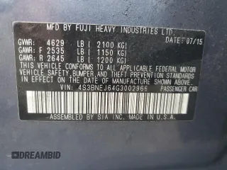 2016 Subaru Legacy 3.6R Limited with VIN 4S3BNEJ64G3002966, listed as a Copart auction lot 72366214 with 124,121 mi miles and Salvage Title. Bid and sale history available at carsss.com. Image 12.