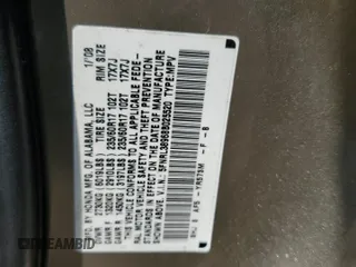 2008 Honda Odyssey Touring z VIN 5FNRL38968B025520, wystawiony jako Copart lot #60799645 z przebiegiem 116 592 mil mil oraz Szkoda całkowita • Salvage title. Historia ofert i sprzedaży dostępna na DreamBid. Obrazek 13.
