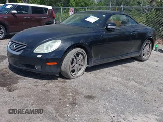 2003 Lexus SC with VIN JTHFN48Y630037747, listed as a IAAI auction lot 42027392 with 190,103 mi miles. Bid and sale history available at carsss.com. Image 2.