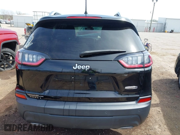 2021 Jeep Cherokee Latitude Lux with VIN 1C4PJLMX4MD107152, listed as a IAAI auction lot 41857619 with 51,686 mi miles. Bid and sale history available at carsss.com. Image 17.