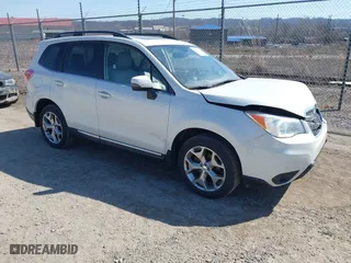 2015 Subaru Forester 2.5i Touring with VIN JF2SJAWC5FH546754, listed as a IAAI auction lot 41665828 with 97,231 mi miles. Bid and sale history available at carsss.com. Image 1.