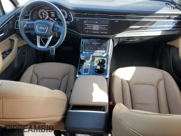 2024 Audi Q7 Premium z VIN WA1ACBF7XRD004147, wystawiony jako Copart lot #46189845 z przebiegiem 14 621 mil mil oraz Szkoda całkowita • Salvage title. Historia ofert i sprzedaży dostępna na DreamBid. Obrazek 8.