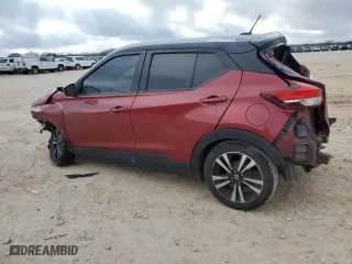 2018 Nissan Kicks SV with VIN 3N1CP5CU6JL527908, listed as a Copart auction lot 43878705 with 81,433 mi miles and Salvage Title. Bid and sale history available at carsss.com. Image 2.