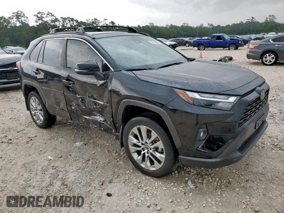 2023 Toyota RAV4 XLE Premium with VIN 2T3C1RFV0PC241193, listed as a Copart auction lot 58708005 with 19,154 mi miles and Salvage title. Bid and sale history available at DreamBid. Image 4.