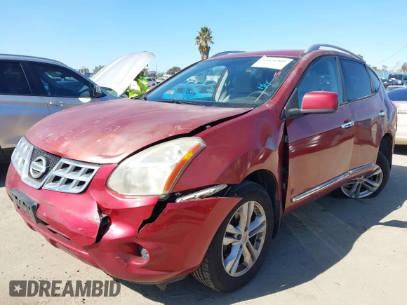 2012 Nissan Rogue SL with VIN JN8AS5MT6CW281257, listed as a IAAI auction lot 41631409 with 145,844 mi miles and . Bid and sale history available at DreamBid. Image 2.
