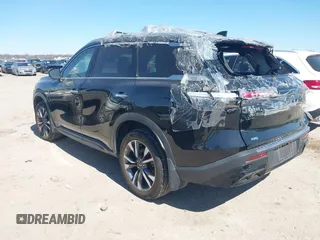 2023 Infiniti QX60 Luxe with VIN 5N1DL1FS9PC364963, listed as a IAAI auction lot 41681710 with 11,751 mi miles and . Bid and sale history available at DreamBid. Image 3.