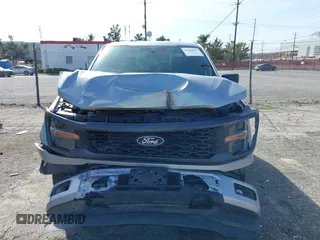 2024 Ford F-150 STX with VIN 1FTEW2LP4RKD24322, listed as a IAAI auction lot 41849417 with 7,199 mi miles and . Bid and sale history available at carsss.com. Image 12.