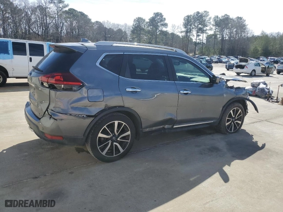 2019 Nissan Rogue SL with VIN 5N1AT2MT7KC749323, listed as a Copart auction lot 45727925 with 101,235 mi miles and Salvage Title. Bid and sale history available at carsss.com. Image 3.