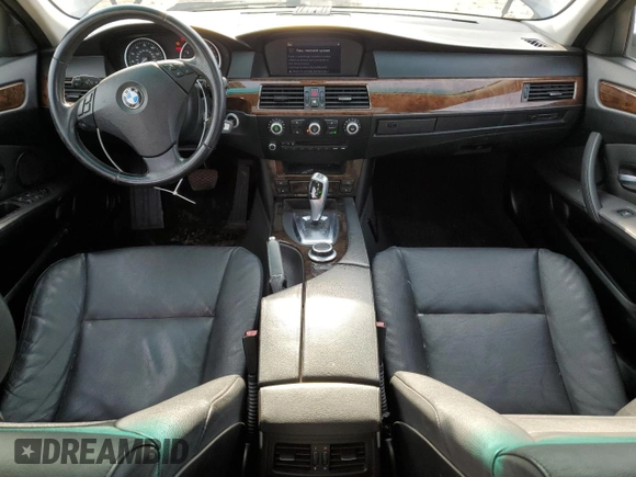 2008 BMW 5 Series 528i with VIN WBANU53588CT12038, listed as a Copart auction lot 48706625 with 143,918 mi miles and Salvage Title. Bid and sale history available at carsss.com. Image 8.