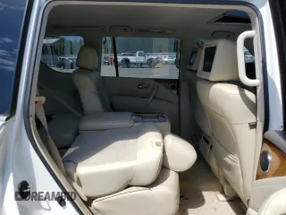2012 Infiniti QX56 7-passenger with VIN JN8AZ2NF3C9518742, listed as a Copart auction lot 56838314 with 102,622 mi miles and Salvage Title. Bid and sale history available at carsss.com. Image 11.