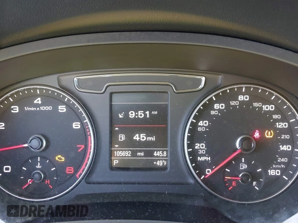 2016 Audi Q3 Prestige with VIN WA1GFCFS4GR008058, listed as a IAAI auction lot 41749276 with 105,692 mi miles. Bid and sale history available at carsss.com. Image 7.