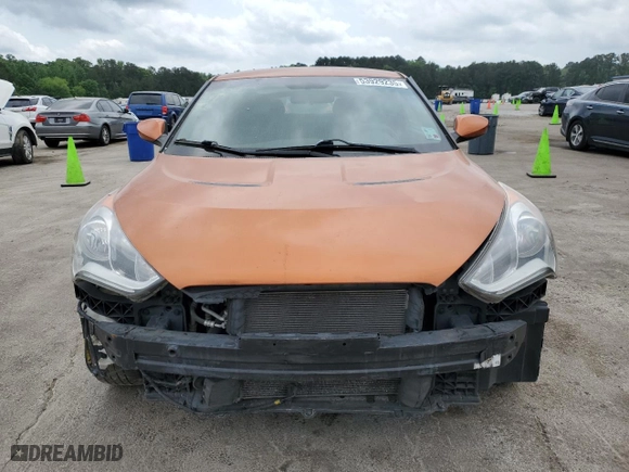 2015 Hyundai Veloster RE:FLEX with VIN KMHTC6AD8FU235946, listed as a Copart auction lot 53929235 with 143,526 mi miles and Clean Title. Bid and sale history available at carsss.com. Image 5.