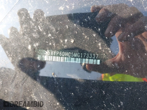2021 Kia Telluride S with VIN 5XYP6DHC5MG173337, listed as a IAAI auction lot 42414885 with Not provided miles and . Bid and sale history available at DreamBid. Image 9.