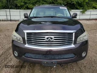 2011 Infiniti QX56 7-passenger with VIN JN8AZ2NE9B9006134, listed as a Copart auction lot 69789604 with 135,786 mi miles and Salvage Title. Bid and sale history available at carsss.com. Image 5.