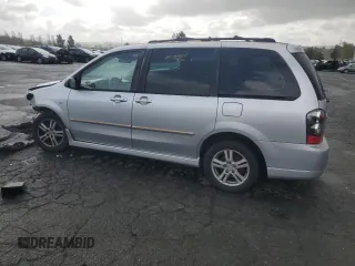 2004 Mazda MPV LX with VIN JM3LW28A840523283, listed as a Copart auction lot 51441785 with 215,235 mi miles and Salvage title. Bid and sale history available at DreamBid. Image 2.