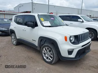 2023 Jeep Renegade Upland z VIN ZACNJDB14PPP59980, wystawiony jako IAAI lot #42472231 z przebiegiem 33 636 mil mil oraz . Historia ofert i sprzedaży dostępna na DreamBid. Obrazek 1.