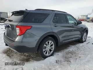 2024 Ford Explorer XLT with VIN 1FMSK8DH5RGA59658, listed as a Copart auction lot 45171085 with 7,960 mi miles and Salvage Title. Bid and sale history available at carsss.com. Image 3.