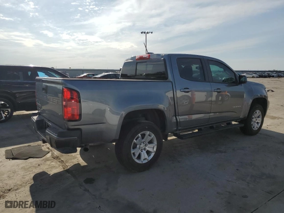 2022 Chevrolet Colorado 2WD LT with VIN 1GCGSCEN7N1124248, listed as a Copart auction lot 50637835 with 25,494 mi miles and Salvage Title. Bid and sale history available at carsss.com. Image 3.