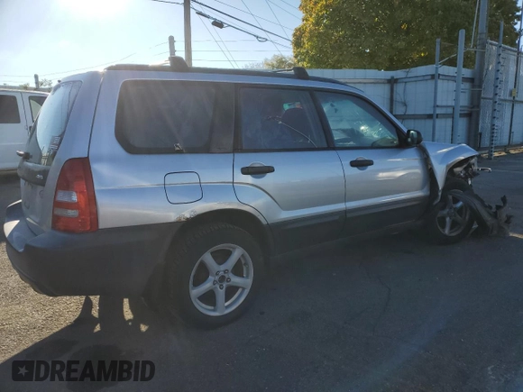 2003 Subaru Forester X with VIN JF1SG63613H758352, listed as a Copart auction lot 76387864 with 137,810 mi miles and Salvage Title. Bid and sale history available at carsss.com. Image 3.