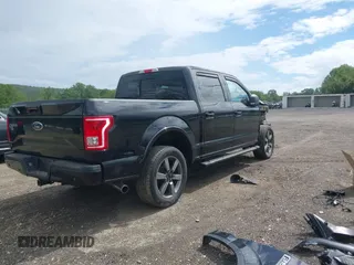 2017 Ford F-150 XL with VIN 1FTEW1EF3HFC74969, listed as a IAAI auction lot 42342096 with 105,624 mi miles and . Bid and sale history available at DreamBid. Image 4.