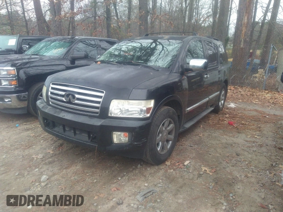 2006 Infiniti QX56 with VIN 5N3AA08A06N801038, listed as a IAAI auction lot 41194921 with 225,870 mi miles. Bid and sale history available at carsss.com. Image 2.