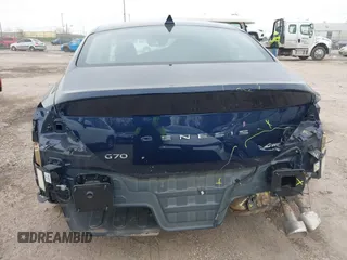 2023 Genesis G70 2.0T with VIN KMTG34TA3PU129307, listed as a IAAI auction lot 41636981 with 37,593 mi miles and . Bid and sale history available at DreamBid. Image 17.