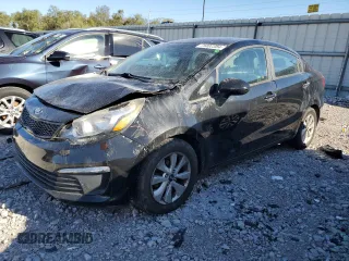 2017 Kia Rio LX with VIN KNADM4A3XH6063540, listed as a Copart auction lot 75802384 with 123,193 mi miles and Salvage Title. Bid and sale history available at carsss.com. Image 1.