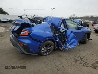 2024 Subaru WRX with VIN JF1VBAB60R9801484, listed as a Copart auction lot 87291904 with 2,887 mi miles and Salvage Title. Bid and sale history available at carsss.com. Image 3.