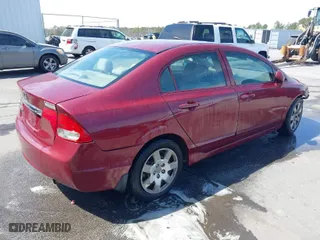 2009 Honda Civic Sdn LX with VIN 2HGFA16569H501792, listed as a IAAI auction lot 41818387 with 282,370 mi miles. Bid and sale history available at carsss.com. Image 4.